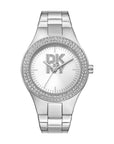 DKNY Evening -Parsons Glitz Silver Stainless Steel 38mm Watch