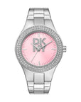 DKNY Evening -Parsons Glitz Silver Stainless Steel 38mm Watch
