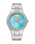 DKNY Evening -Parsons Glitz Silver Stainless Steel 38mm Watch