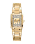 DKNY Logo Gold Stainless Steel 23x30mm Watch