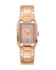 DKNY Logo Rose Gold Stainless Steel 23x30mm Watch