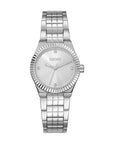 DKNY Essentials Silver Stainless Steel 28mm Watch and Stainless Steel Bracelet Set