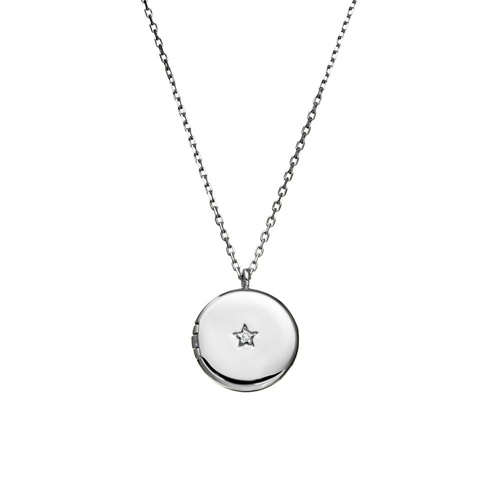 S/S TINY LOCKET NECKLACE