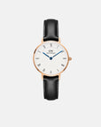 Daniel Wellington Petite Roman Numerals 28 Sheffield RG White Watch