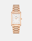 Daniel Wellington Bound 35x24 3-Link RG White Watch