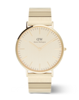 Daniel Wellington Classic Piano Link Gold Unitone Watch