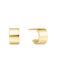Ania Haie Gold Flat Small Huggie Hoop Earrings
