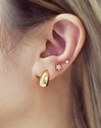 Ania Haie Gold Small Dome Hoop Earrings