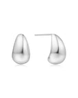 Ania Haie Silver Small Dome Hoop Earrings