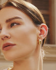 Ania Haie Gold Bold Dome Hoop Earrings