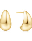 Ania Haie Gold Bold Dome Hoop Earrings