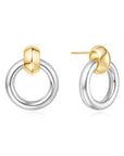 Ania Haie Two-Tone Hoop Earrings