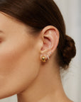 Ania Haie Gold Chubby Small Huggie Hoop Earrings