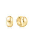 Ania Haie Gold Chubby Small Huggie Hoop Earrings