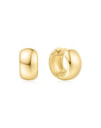 Ania Haie Gold Chubby Small Huggie Hoop Earrings