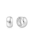 Ania Haie Silver Chubby Small Huggie Hoop Earrings