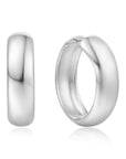 Ania Haie Silver Chubby Large Huggie Hoop Earrings