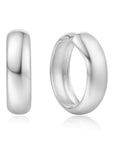 Ania Haie Silver Chubby Large Huggie Hoop Earrings