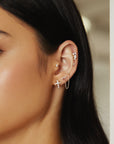 Ania Haie Gold Eight-Pointed Star Stud Earrings