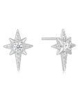 Ania Haie Silver Eight-Pointed Star Stud Earrings