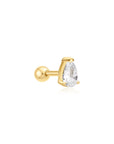 Ania Haie Gold Pear Barbell Single Earring