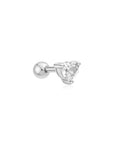 Ania Haie Silver Heart Barbell Single Earring