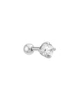 Ania Haie Silver Sparkle Round Barbell Single Earring