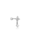Ania Haie Silver Star Dangle Barbell Single Earring