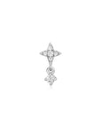 Ania Haie Silver Star Dangle Barbell Single Earring