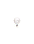 Ania Haie Gold Shell Pearl with Sparkling Accent Barbell Single Earring