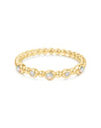 Ania Haie Gold Bezel Kyoto Opal Beaded Ring