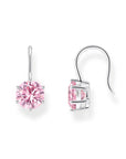THOMAS SABO Earrings with pink zirconia
