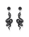 THOMAS SABO Earrings with snake pendant and zirconia
