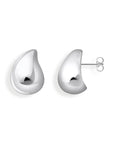 THOMAS SABO Organic drop-shaped ear studs silver