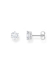 THOMAS SABO Ear studs with white zirconia in brilliant cut