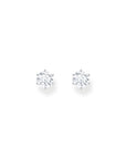 THOMAS SABO Ear studs with white zirconia in brilliant cut