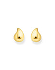 THOMAS SABO Ear studs organic shape gold