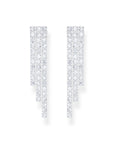 THOMAS SABO Earrings in waterfall design with white zirconia