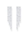 THOMAS SABO Earrings in waterfall design with white zirconia