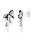 THOMAS SABO Romance bow earrings blackened