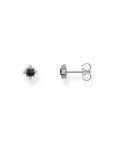 THOMAS SABO Vintage Romance Small ear studs with black zirconia