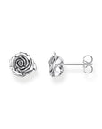 THOMAS SABO Midnight Rose ear studs