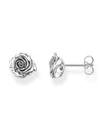 THOMAS SABO Midnight Rose ear studs