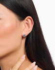 THOMAS SABO Midnight Rose ear studs