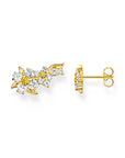 THOMAS SABO Lovely Daisy Ear Climbers in Gold