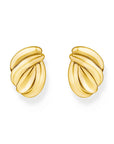 THOMAS SABO Organic shapes ear studs looped