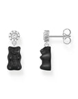 THOMAS SABO Ear Studs with Black Goldbears