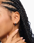 THOMAS SABO Ear Studs with Black Goldbears