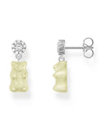 THOMAS SABO Ear Studs with White Goldbears