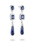 Earrings with stones